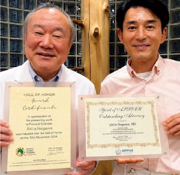 池川明先生（写真左）と代表・鈴木良美